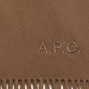 A.P.C. Ambroise Brodée Beige Virgin Wool Scarf