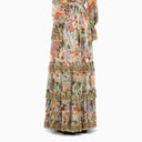 Gonna di seta lunga etro multicolore