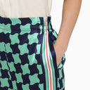 Casablanca Blue/Light Blue Palazzo Trousers - Balardi