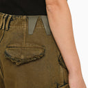 Jeans cargo di oliva o blu di oliva blu