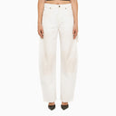 Darkpark White Dirty Effect Jeans