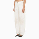 Darkpark White Dirty Effect Jeans