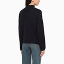 A.P.C. Navy Rollkragenpullover in Wolle
