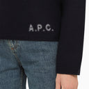 A.P.C. Navy Rollkragenpullover in Wolle