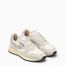 Autry Reelwind Trainer In White Nylon And Suede