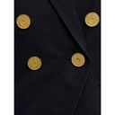 Blazer doppiopetto in denim di Balmain