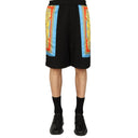 Versace Versace Barocco Goddess Night Print Shorts