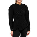 Alexander McQueen Jumper di lana asimmetrica