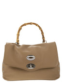 Zanellato Postina ogni giorno S Borsa con impugnatura di bambù