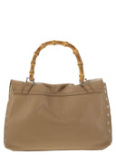 Zanellato Postina ogni giorno S Borsa con impugnatura di bambù