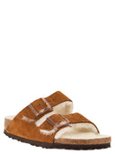 Birkenstock Arizona Suede Lamb Fur Slipper
