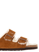 Birkenstock Arizona Suede Lamb Fur Slipper