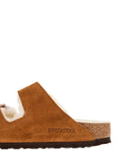 Birkenstock Arizona Suede Lamb Fur Slipper