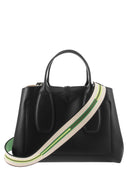 Longchamp Roseau Bag With Fabric Handle And Shoulder Strap