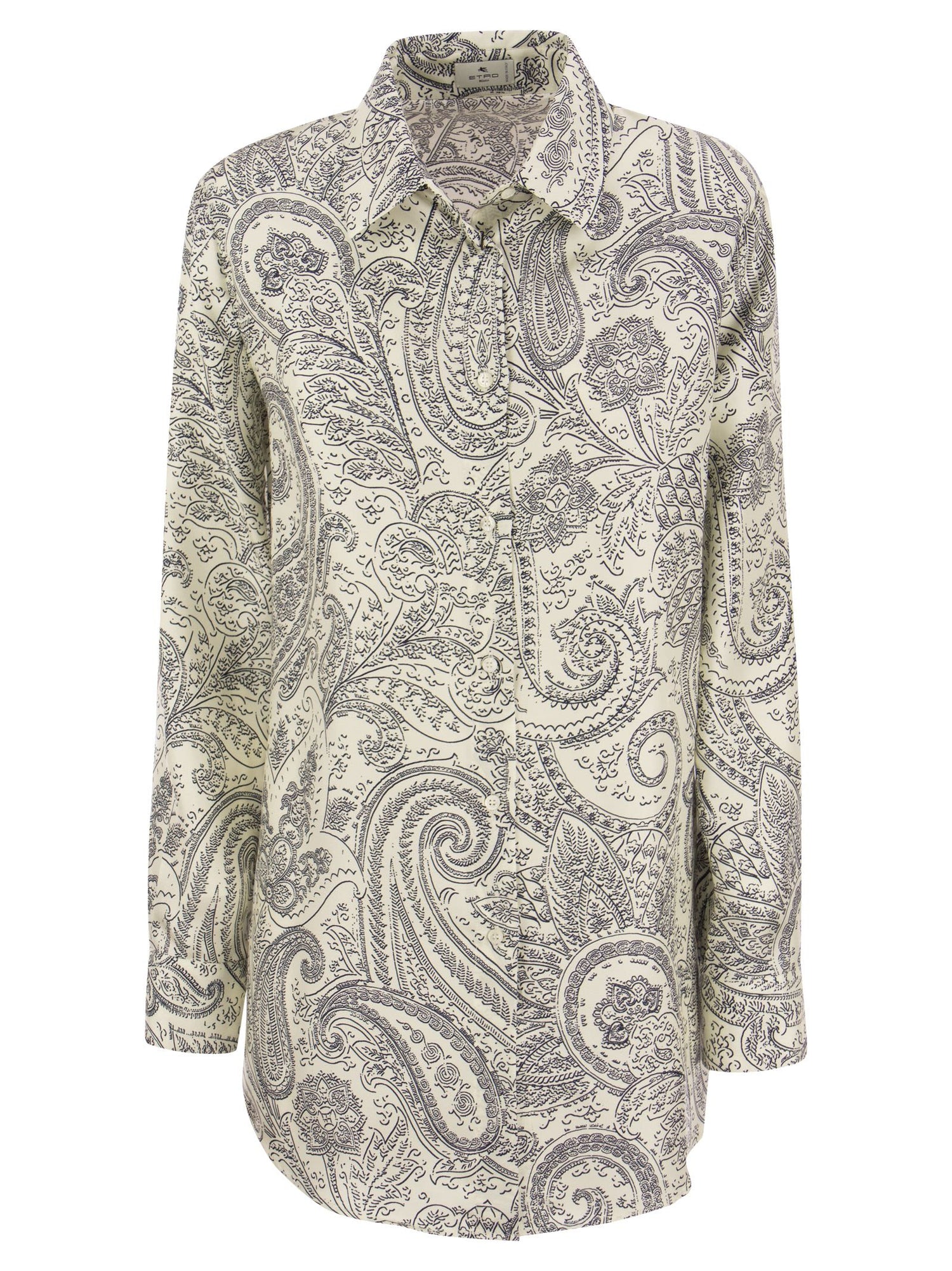 ETRO - Printed Silk Shirt