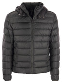 Colmar E Concrete Down Jacket With Detachable Hood