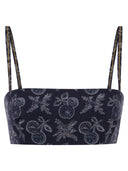 Etro Short Top In Patterned Fabric