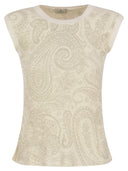 Etro Silk, Viscose Paisley Top