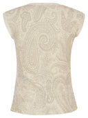 Etro Silk, Viscose Paisley Top