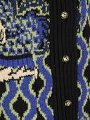 Etro Long Cardigan With Floral Motifs