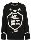 Etro Jacquard Jersey With Heraldic Coat Of Arms