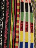 Etro Rainbow Jacquard Knit Skirt