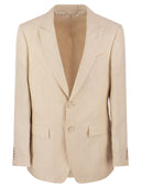 Lino etro e giacca di seta