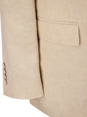 Lino etro e giacca di seta