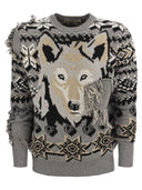 Jumper Etro Jacquard intarsiati con lupo