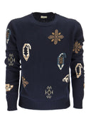 Jumper intarsiato di lana e cotone Etro e cotone