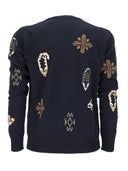 Jumper intarsiato di lana e cotone Etro e cotone