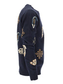 Jumper intarsiato di lana e cotone Etro e cotone