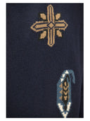 Jumper intarsiato di lana e cotone Etro e cotone