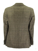 Tagliatore Prince Of Wales Jacket In Wool, Silk And Cashmere