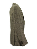 Tagliatore Prince Of Wales Jacket In Wool, Silk And Cashmere