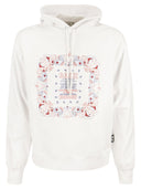 Etro Cotton Sweatshirt With Bandana Inlay Print