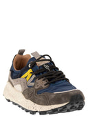 Flower Mountain Yamano 3 Sneakers In Suede And Technical Fabric