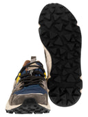 Flower Mountain Yamano 3 Sneakers In Suede And Technical Fabric