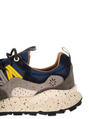 Flower Mountain Yamano 3 Sneakers In Suede And Technical Fabric