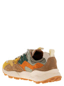 Flower Mountain Yamano 3 Sneakers In Suede And Technical Fabric