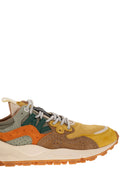Flower Mountain Yamano 3 Sneakers In Suede And Technical Fabric