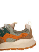 Flower Mountain Yamano 3 Sneakers In Suede And Technical Fabric