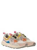 Flower Mountain Yamano 3 Sneakers In Suede And Technical Fabric