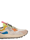 Flower Mountain Yamano 3 Sneakers In Suede And Technical Fabric