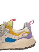 Flower Mountain Yamano 3 Sneakers In Suede And Technical Fabric