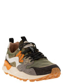 Flower Mountain Yamano 3 Sneakers In Suede And Technical Fabric