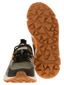 Flower Mountain Yamano 3 Sneakers In Suede And Technical Fabric