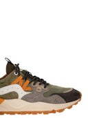 Flower Mountain Yamano 3 Sneakers In Suede And Technical Fabric