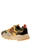 Flower Mountain Yamano 3 sneakers in suede en technische stof