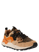 Flower Mountain Yamano 3 Sneakers In Suede And Technical Fabric